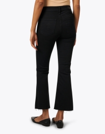 Back image thumbnail - AG Jeans - Farrah Black Cropped Bootcut Jean