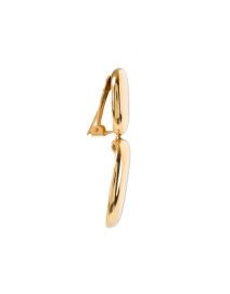 Back image thumbnail - Ben-Amun - Gold Drop Clip Earrings