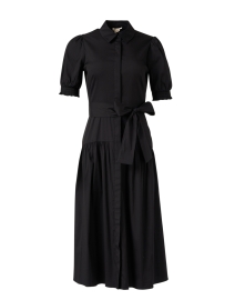 Yana Black Cotton Dress