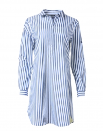 Benedicte Blue Stripe Cotton Shirt Dress