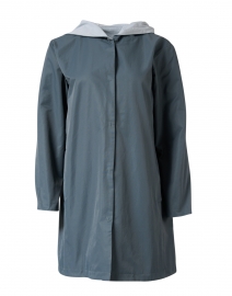 Green Reversible Long Overcoat 