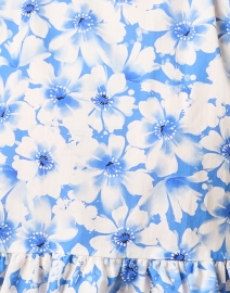 Fabric image thumbnail - Tara Jarmon - Rosabetta Blue Floral Cotton Dress