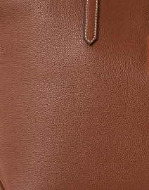 Fabric image thumbnail - DeMellier - Tokyo Brown Grain Leather Tote Bag