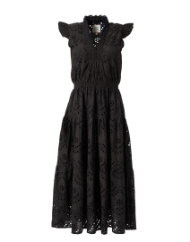 Product image thumbnail - Bell - Lily Black Cotton Eyelet Dress