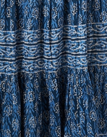 Fabric image thumbnail - Bell - Charlotte Blue Maxi Dress