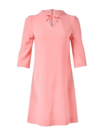 Adeline Pink Wool Crepe Dress