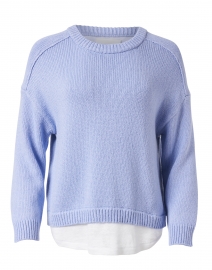 Corbin Blue Layered Crew Sweater