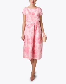Look image thumbnail - Bigio Collection - Pink Floral Dress