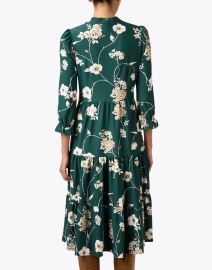 Back image thumbnail - Jude Connally - Maggie Green Floral Dress