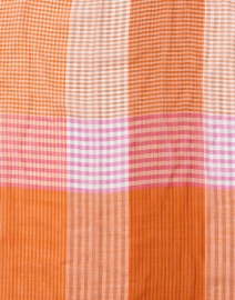 Fabric image thumbnail - Johnstons of Elgin - Orange Plaid Wool Scarf