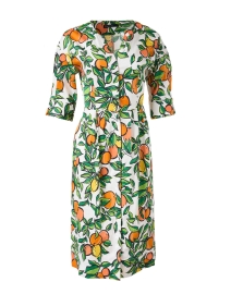 Product image thumbnail - Marc Cain - Orange Citrus Cotton Dress
