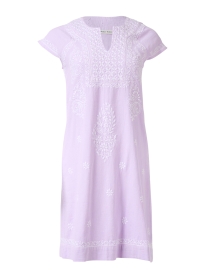 Faith Lavender Embroidered Dress