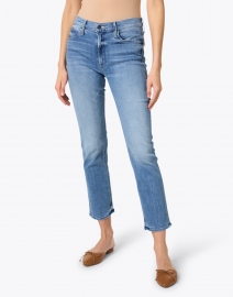 Front image thumbnail - Mother - The Dazzler Mid-Rise Straight Leg Ankle Jean