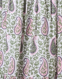 Fabric image thumbnail - Oliphant - Green and Pink Paisley Cotton Dress