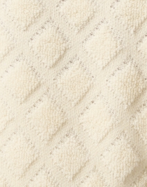 Fabric image thumbnail - Madeleine Thompson - Luciana Cream Wool Cashmere Sweater