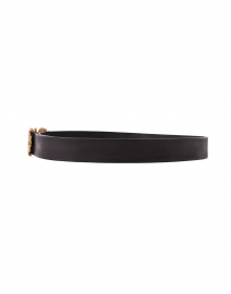 Front image thumbnail - T.ba - Tzar Black Leather Belt