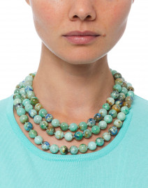Look image thumbnail - Nest - Chrysocolla Pale Green Necklace