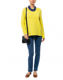 Yellow Ottoman Cotton Sweater