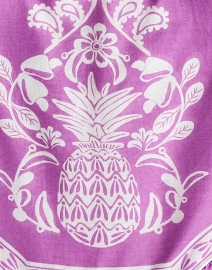 Fabric image thumbnail - Farm Rio - Lilac Print Cotton Blouse