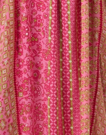 Fabric image thumbnail - Poupette St Barth - Amaya Pink Batik Print Kaftan 