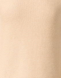 Fabric image thumbnail - Kinross - Tan Garter Stitch Cotton Sweater