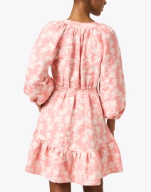 Back image thumbnail - Shoshanna - Adelia Pink Jacquard Dress