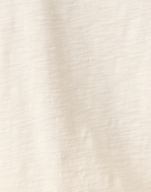 Fabric image thumbnail - Lisa Todd - Cream Cotton Mesh Stripe Top