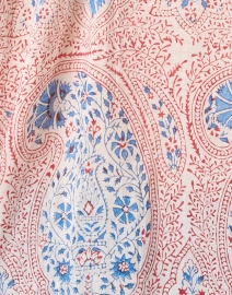 Fabric image thumbnail - Bell - Courtney Pink and Blue Paisley Top