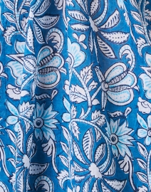 Fabric image thumbnail - Bella Tu - Nicki Blue Floral Print Top