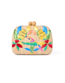 Product image thumbnail - SERPUI - Lolita Tan Toucan Embroidered Clutch 
