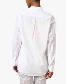Back image thumbnail - Xirena - Beau White Cotton Poplin Shirt