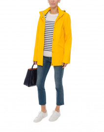 Ste Morgane Yellow Waterproof Raincoat