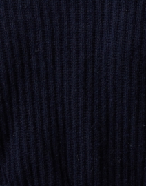Fabric image thumbnail - Madeleine Thompson - Clover Navy Wool Cashmere Cardigan