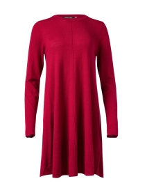Red Merino Wool Dress