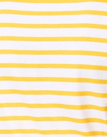 Fabric image thumbnail - Saint James - Etrille Yellow and White Striped Cotton Tee