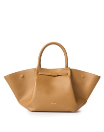 Product image thumbnail - DeMellier - New York Deep Toffee Leather Tote