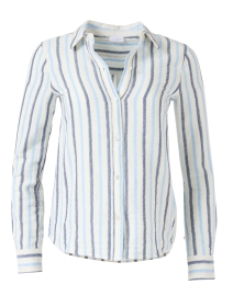 Streep Blue Stripe Cotton Shirt