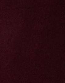 Fabric image thumbnail - White + Warren - Burgundy Trapeze Cashmere Cardigan