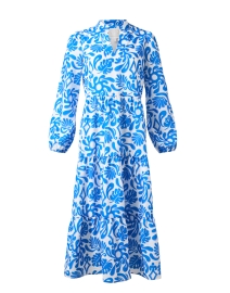 Blue Splash Print Dress
