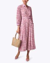 Look image thumbnail - Weekend Max Mara - Vela Pink Print Dress