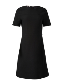 Product image thumbnail - Lafayette 148 New York - Black Wool Silk Sheath Dress