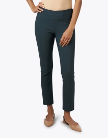 Front image thumbnail - Vince - Dark Green Bi-Stretch Pull On Pant