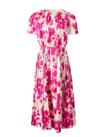 Pink and Cream Print Dress