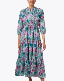 Front image thumbnail - Banjanan - Bazaar Multi Floral Print Cotton Dress