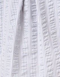 Fabric image thumbnail - Piazza Sempione - Blue Striped Cotton Shirt