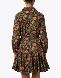 Back image thumbnail - Ro's Garden - Poppy Multi Floral Print Shirt Dress