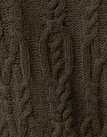 Fabric image thumbnail - Vince - Olive Green Wool Cashmere Cardigan