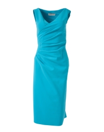 Aliki Turquoise Stretch Jersey Dress