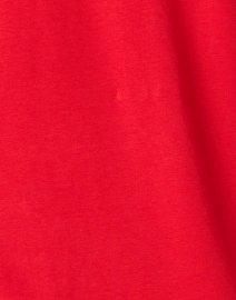 Fabric image thumbnail - E.L.I. - Red Pima Cotton Ruched Sleeve Tee