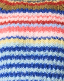 Fabric image thumbnail - Weekend Max Mara - Janzir Multi Stripe Mohair Sweater